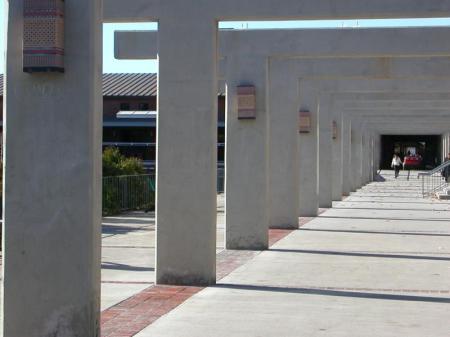 Skidmore College walkway, Saratoga Springs NY Skidmore College walkway, Saratoga Springs NY