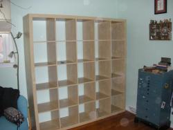 empty bookcase