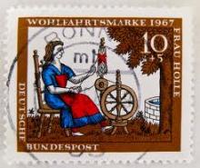 Frau Holle stamp