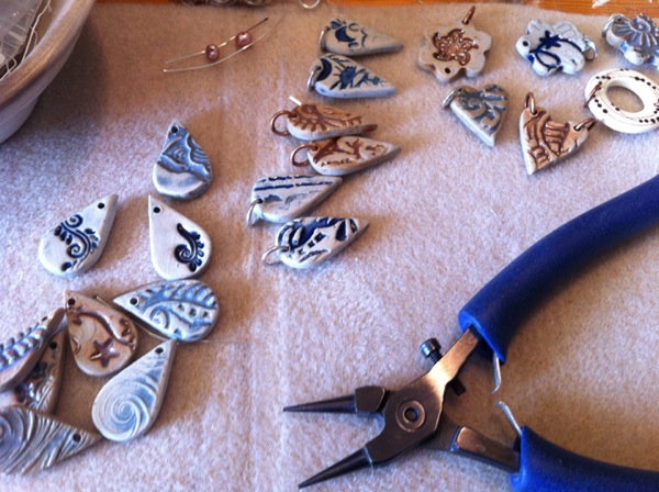 earrings in progress earrings in progress