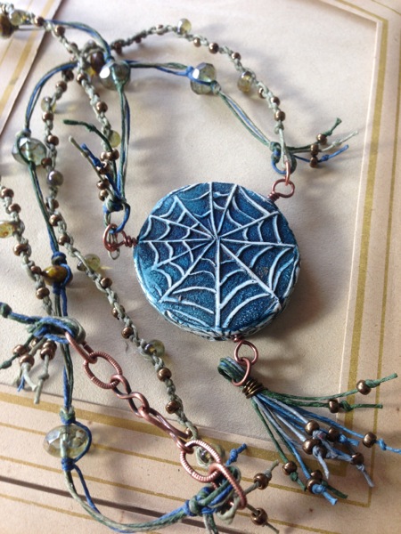 Tangled web - Athena and Arachne (back)