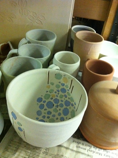 glaze shelf