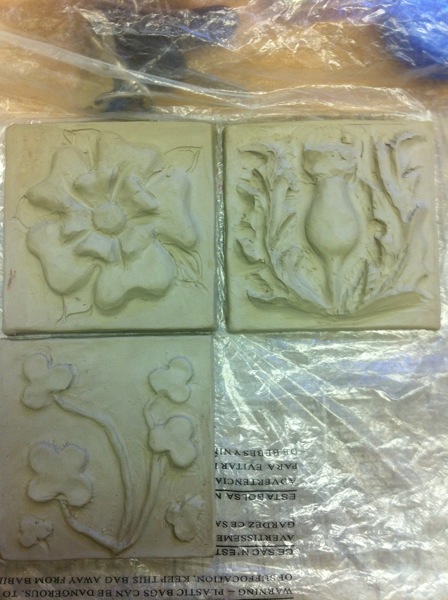 Celtic flora tiles