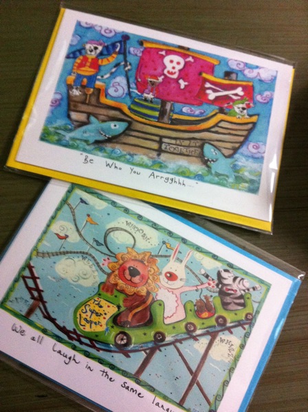 Off the Wall art cards