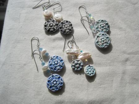 snowflake earrings