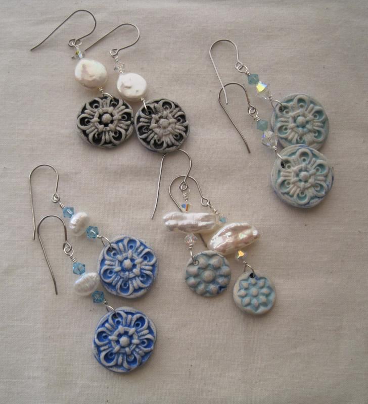 snowflake earrings