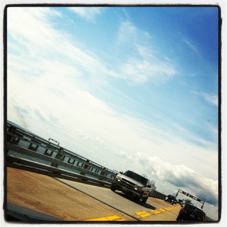 Bay Bridge. Blue Sky