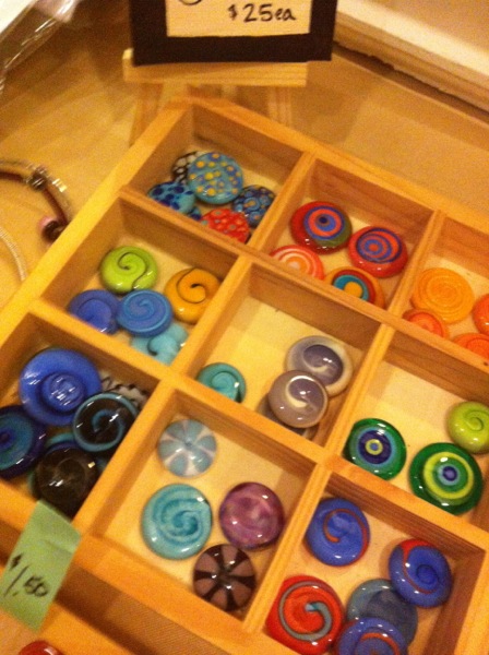 Kerry's beads and cabs!