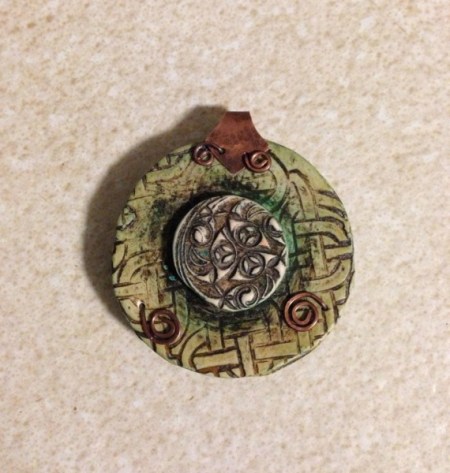 Back of pendant
