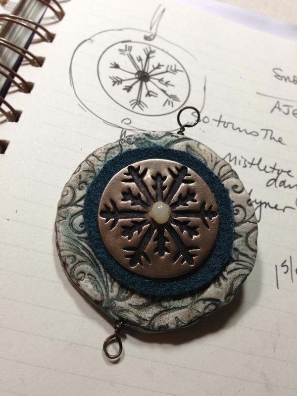 sketch and front view