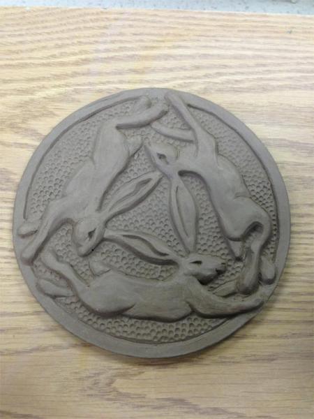 Triple hare original tile