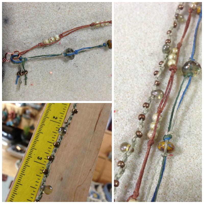 knotting the strands