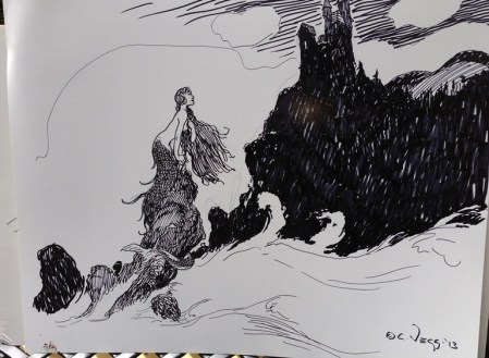 Charles Vess drawing
