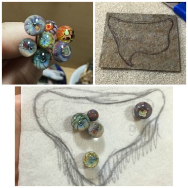 Headpins finally placed. 